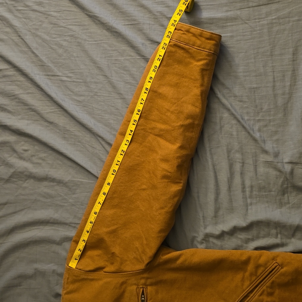 Carhartt Brown Detroit Jacket with Dark Brown Collar - Picture 4 of 13